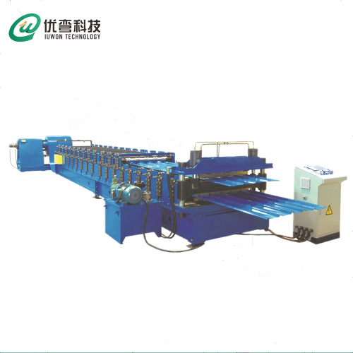 Trapezoid Wall Panel Double Layer Roll Forming Machine