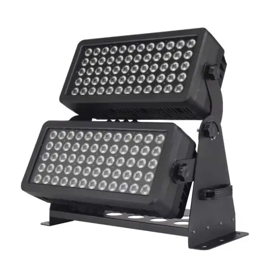 High-Power 120pcs 10W RGBW 4-in-1 LED DMX Control IP65 Outdoor Wall Washer Light