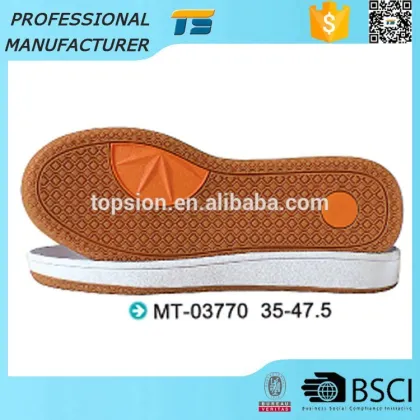 Popular Durable Shoe Sole Trade Men Bulk Shoe Repairing Material Rubber Soles Making