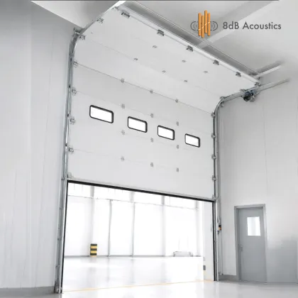 Lifting Acoustic Door for Industrial Spaces