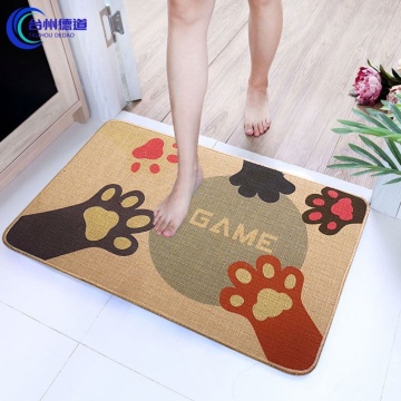 Non-Slip Rubber Door Rug: Anti-Fatigue, Waterproof, and Stain Resistant Kitchen Rug
