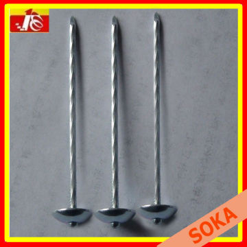 Difference size of umbrella roofing nails with good galvanized