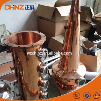 Stainless steel or copper still column alcohol pot still equipment for sale