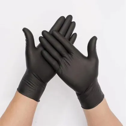 GLOVE 100% Black Nitrile Gloves Gloves Malaysia