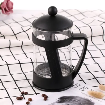 Small French Press Coffee Maker for Single Serving - Maximum Flavor Morning Coffee