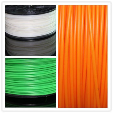 1.75mm Transparen Orange Pla Plastic Filament For 3d Printer , Grade A