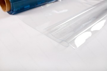 Folha de plástico transparente para o topo da mesa