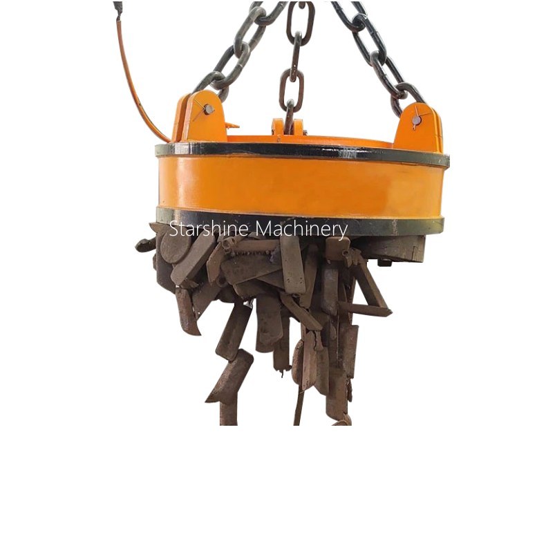 Magnetic Crane For Metal Scrap Lifting