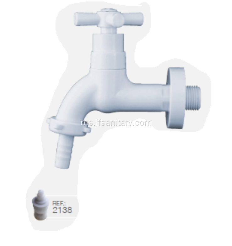 ABS Plastic Faucet untuk Mesin Basuh Mesin White Finish