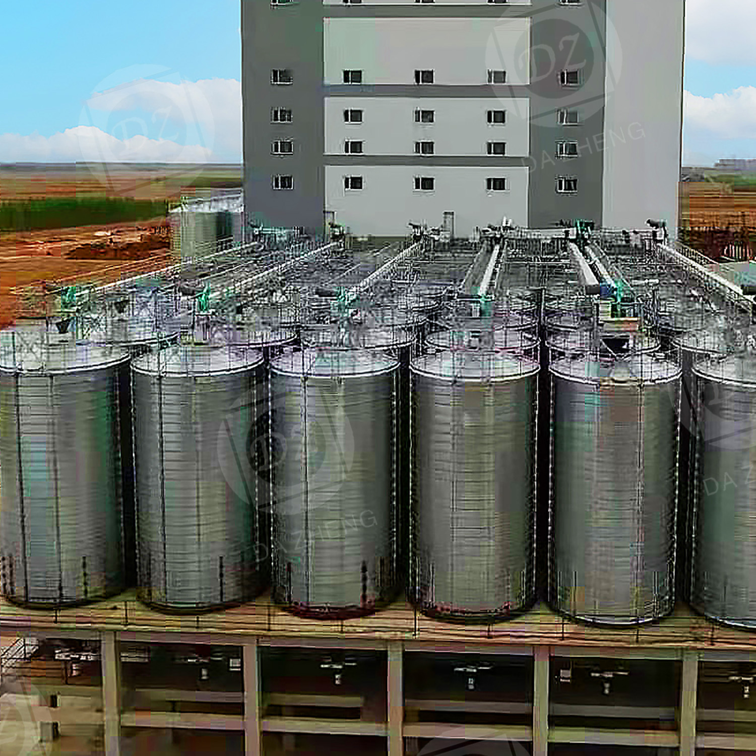 Monitored pharmaceutical ingredient silos