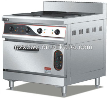 Hot-plate cooker with oven