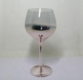verres de verre à vin de couleur personnalisés