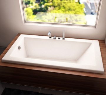 66*36 in Embedded Acrylic Soaker Bathtub