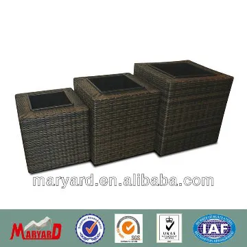 2013 Modern garden chair rattan garden flower pot MY13RF35