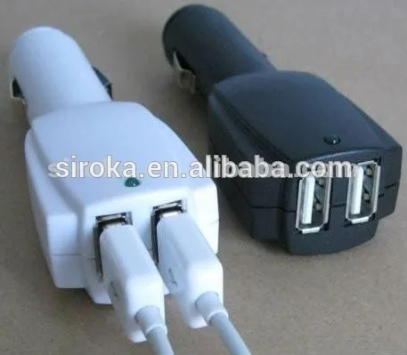 wholesale electronic cigarette adapter with DC 12V - 24V dual USB