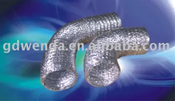 2-layer aluminum fiberglass cloth flexible Duct