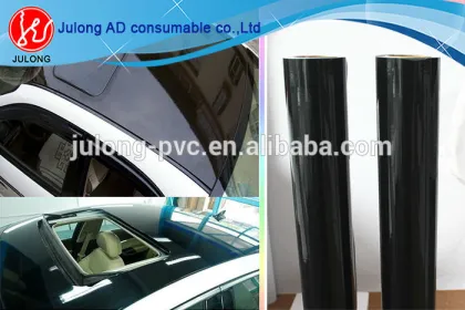 Self-adhesive Car roof film/Glossy black car roof protection film