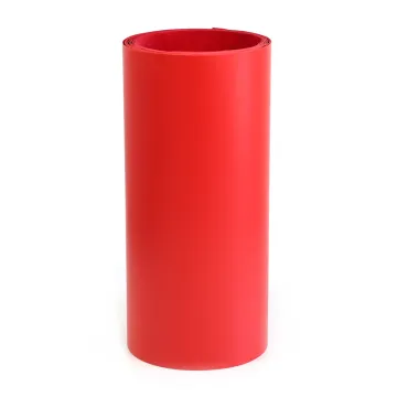 yellow red color flocked ps film 0.9mm