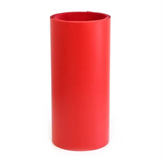 yellow red color flocked ps film 0.9mm
