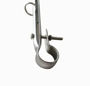 Factory Wholesale Stainless Steel Marine Kayak Flag Pole - Durable Rail Mount Boat Staff Pole 14\