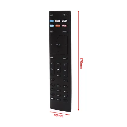 XRT136 IR Remote Control for Vizio Smart TV Models D24f-F1, D32f-F1, D43f-F1, D50f-F1, P75-E1