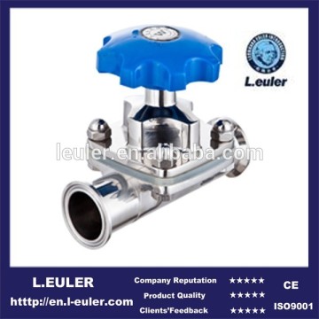 High Quality Sanitary Stainless Steel Clamp End Diaphragm Valve