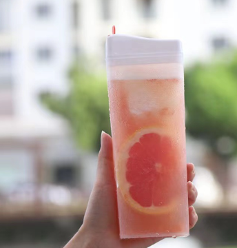 500ml PP High Temperature Resistant Brick Cup for Milk Tea and Juice