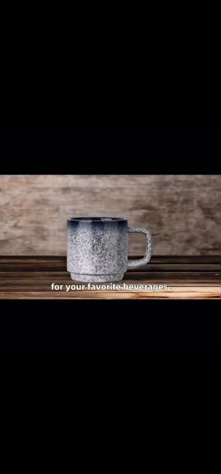 Handmade - style Speckled Ceramic Mugs