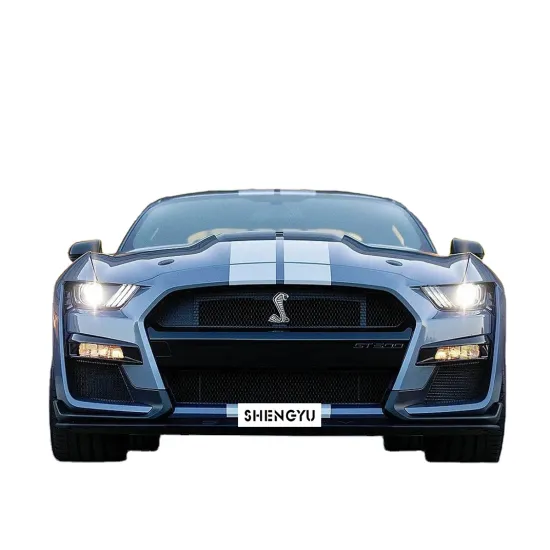 Upgrade Your 2015-2017 Ford Mustang to GT500 Shelby with Bumper, Side Skirt, Rear Lip, and Exhaust Pipes
