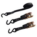 soft handle cargo lashing ratchet tie down strap