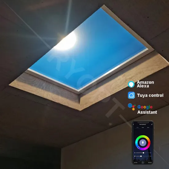 RYOPT Tuya Coelux: Artificial Sun Skylight - Faux Natural LED Ceiling Light