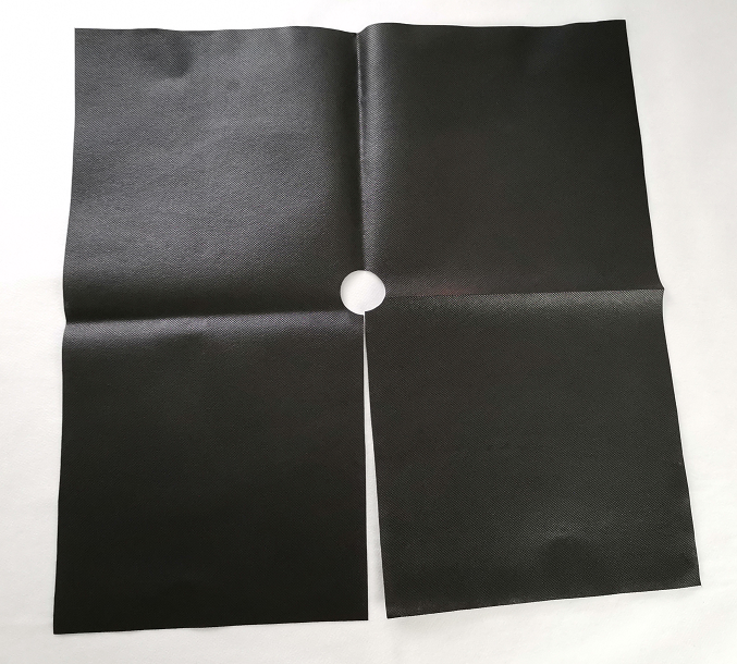 Black Non Woven With Perforated