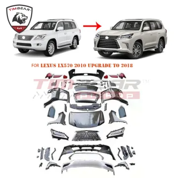 Facelift Kits ABS Plastic Body Kit for Lexus LX570 2008-2017 to 2018 Upgrade