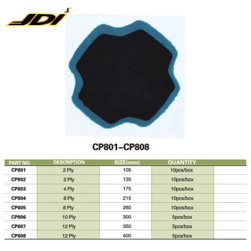 CP801 Rubber Tyre Patch: High-Quality BF-Style/Bias-Ply Repair Solutions