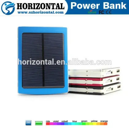 New Energy Friendly portable power bank 1000mAh universal solar power bank for laptop