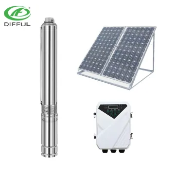 72V DC Solar High Pressure Water Pump for Deep Wells - 3 Inch Submersible