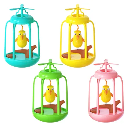 Tumbler Design Bird Cage Spin Cat Toys
