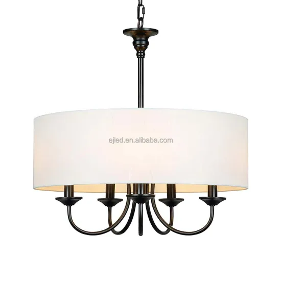 Farmhouse Style Kitchen Island Pendant Light with Clear Glass Shade - 6 Lights - Linear Hanging Lighting for Foyer - Model IN0242