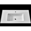 Acrylic solid surface embedded washbasin for cabinet