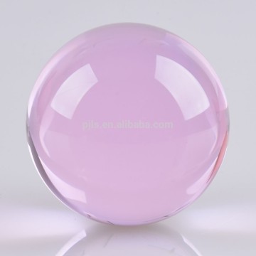 Diameter 70mm Pink Crystal Glass Ball Wedding Favors Gift