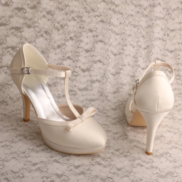 Wonderbaarlijk China Bow Platform Off white Schoenen voor Dames Bruiloft Fabrikanten VR-93