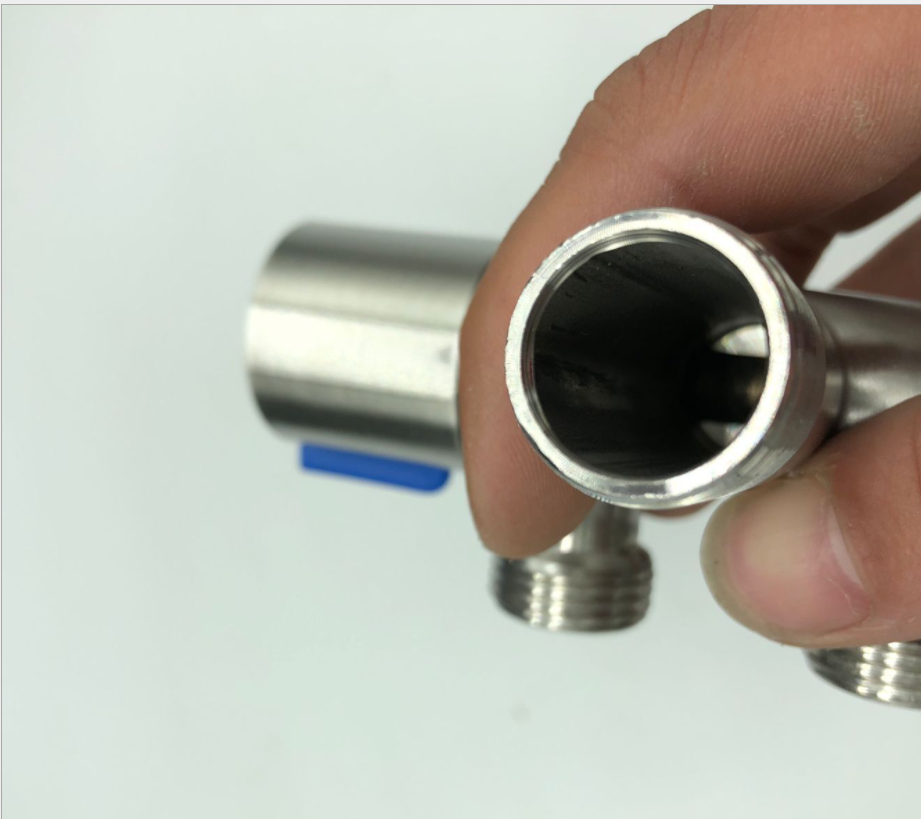 SS304シングルインレットダブルアウトレットダブルコントロールビデバルブバスルームアクセサリートイレスリーウェイアングルバルブ