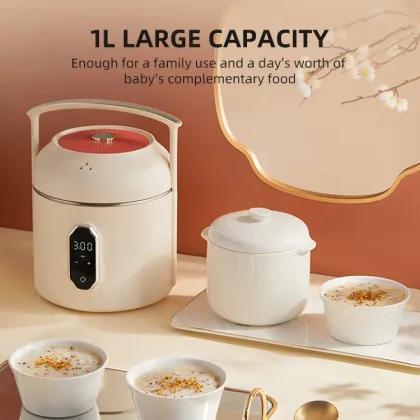 Convenient household ceramic electric stew pot