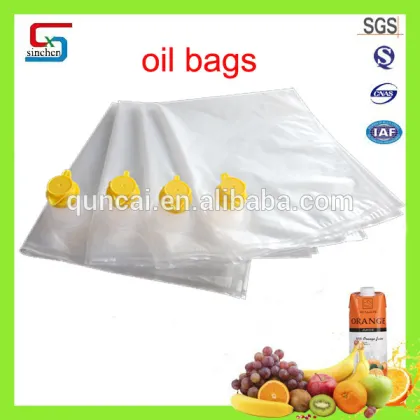 Food grade high quality plastic edible oil bags