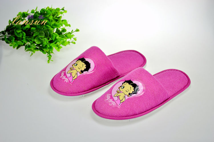 Pink Terry Towel Slipper Children Terry Slipper