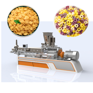 Breakfast cereals roasted corn flakes making Machine