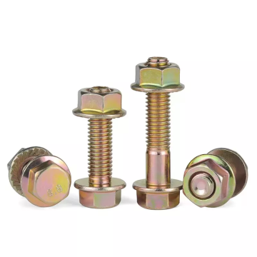 Color Zinc Plated DIN6921 Serrated Hex Flange Bolt: Detailed Search Engine Results and Information