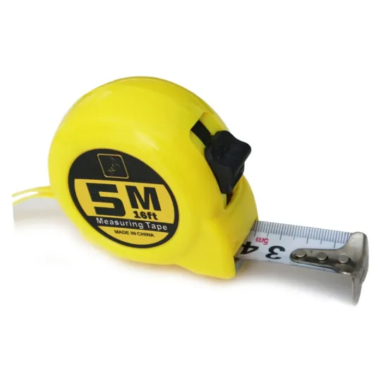 5m Sharp Accurate Hot sale Good Quality Retractable Metal Measure Tape