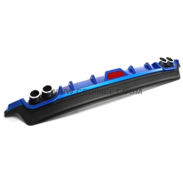 Universal Acrylic Material Rear Diffuser Lower Lip Protector for Toyota Corolla 2014-2018