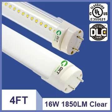 Factory Pirce LM80 UL DLC 1850lm 4ft 16w led light tube